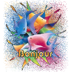 Gif animé bonjour